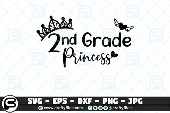 Back to School 2nd Grade Princess: Creative Ways to Use School-Themed SVG Files for the Big First Day