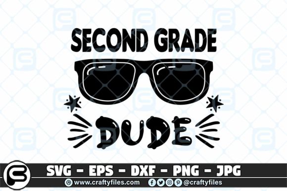 Back to School 2nd Grade Sunglasses Dude
