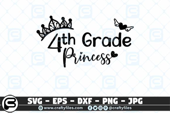 Back to School 4th Grade Princess