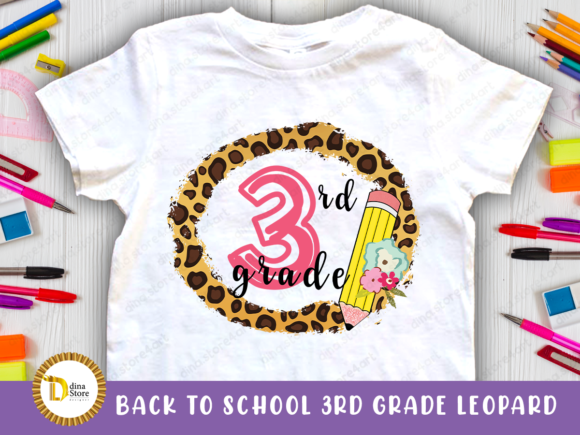 Back to School Leopard Frame 3 Rd Grade: How a Single Design Template Unlocks a Full Print-on-Demand Product Line