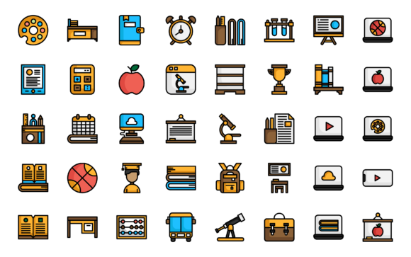 Back to School Line Color: How to Choose and Use Premium Vector Icons Effectively