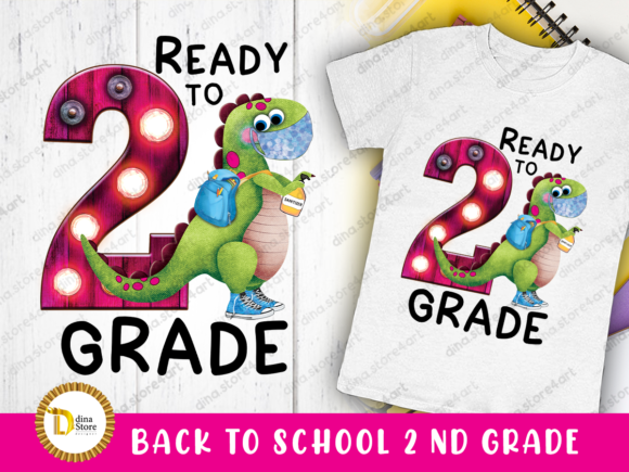 Back to School Second Grade Sublimation