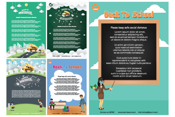 Flyer Education for Back to School 2020: Communicating the New Normal