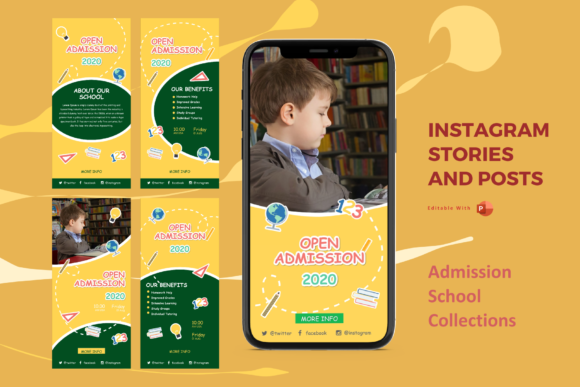 Open Admission 2020 Back to School Story: A Versatile Presentation Template for Modern Professionals