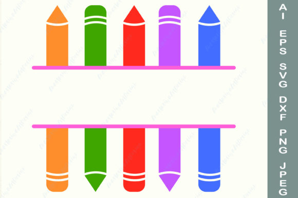 Split Pencil, Back to School Frame: A Strategically Useful Digital Asset for Creators and Professionals